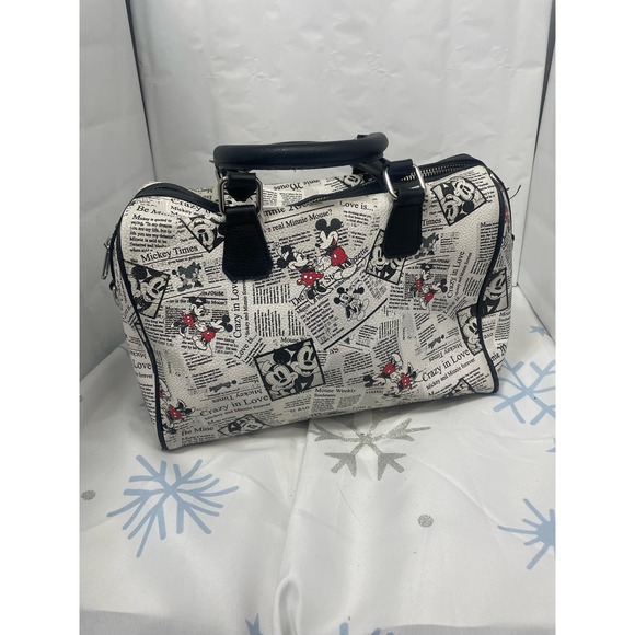 Disney parks Micky and Minnie newspaper satchel - Picture 3 of 4